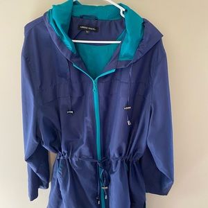 Blue rain coat from simplybe size 2x